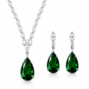 Clear Crystal Jewelry Set