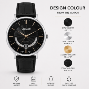 Citizen Leather Strap Watch