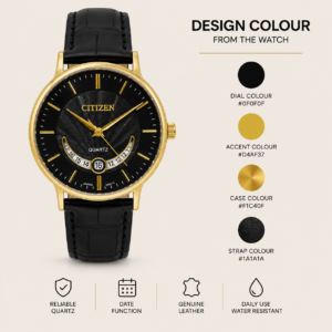 Citizen Leather Strap Watch