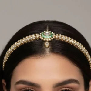 Royal Perpetual Gemstone Sheesh Patti
