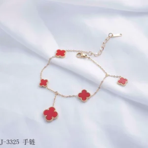 Stainless Steel Bracelet-05 (Maroon)