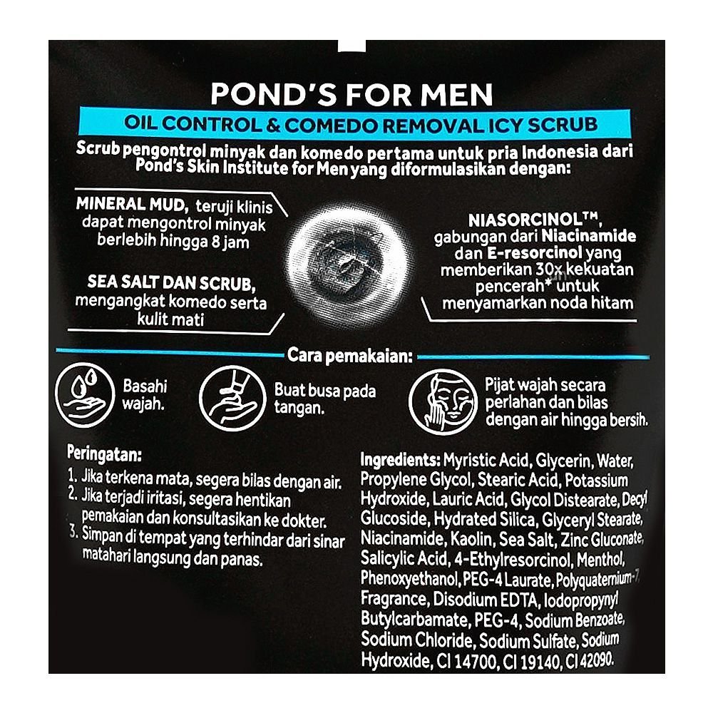 Pond's Men Oil Control & Comedo Removal Face Wash - Image 3
