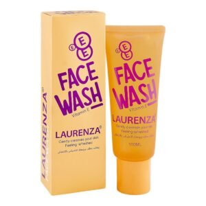 Laurenza Vitamin E Face Wash, Olive Oil, Citric Acid, For Skin Freshness, 100ml