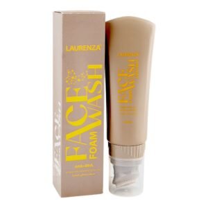Laurenza AHA + BHA Foam Face Wash, Olive Oil, Glycerin, 100ml