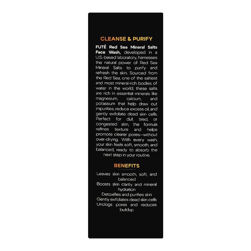 Fute Red Sea Mineral Salt Face Wash, 50ml - Image 3