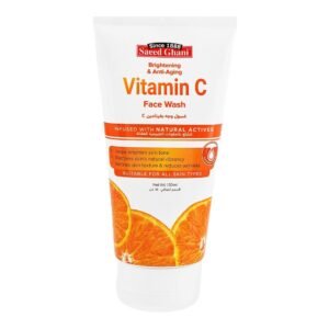 Saeed Ghani Vitamin C Brightening & Anti-Aging Face Wash, For All Types Of Skin, 150ml