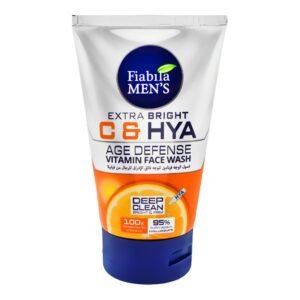 Fiabila Men's Extra Bright C & HYA Age Defense Face Wash