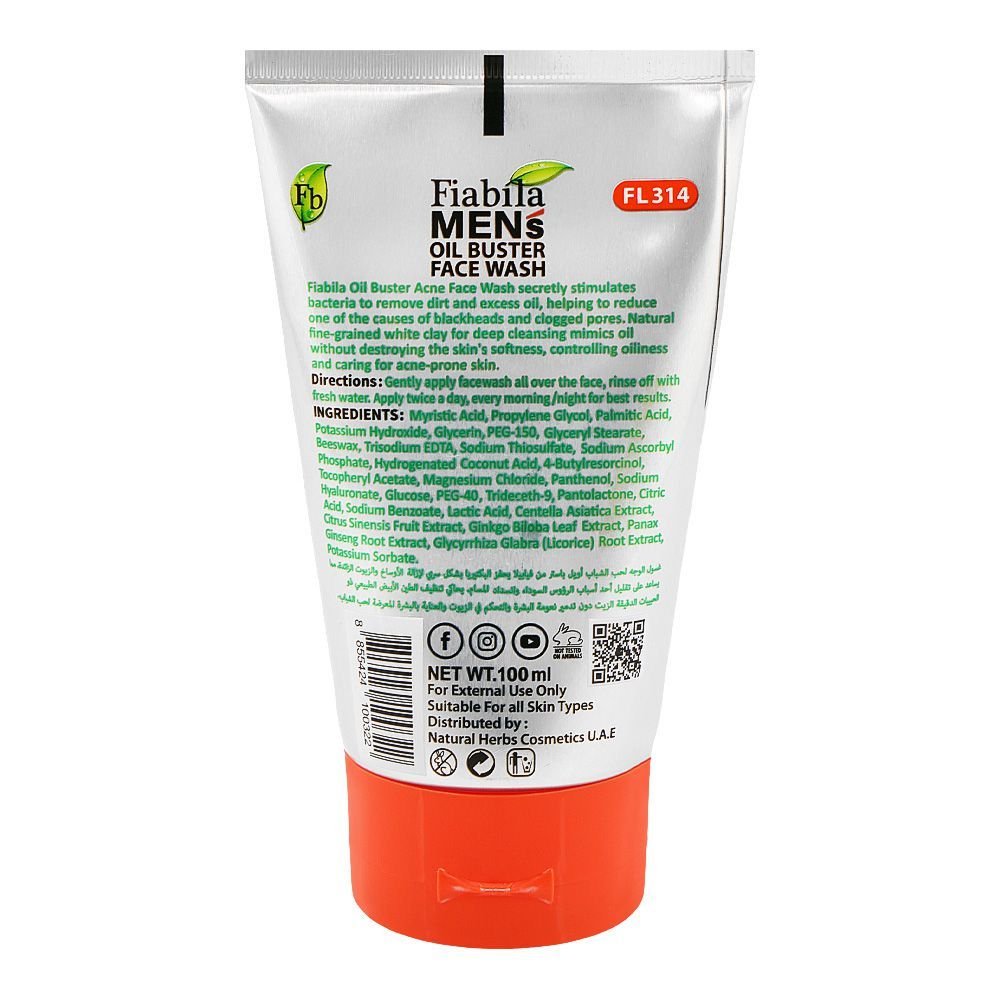 Fiabila Men's Oil Buster Face Wash - Image 2