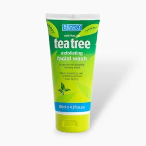 Beauty Formulas Tea Tree Exfoliating Facial Wash 150ml
