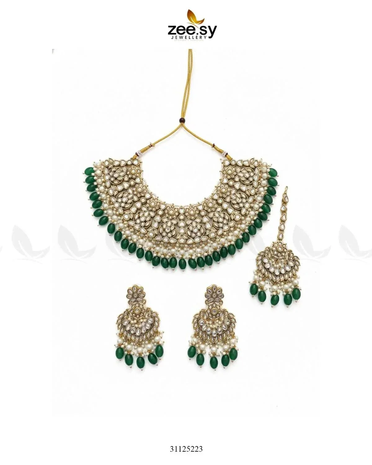 Artisan Elaborate Bridal Set - Image 4