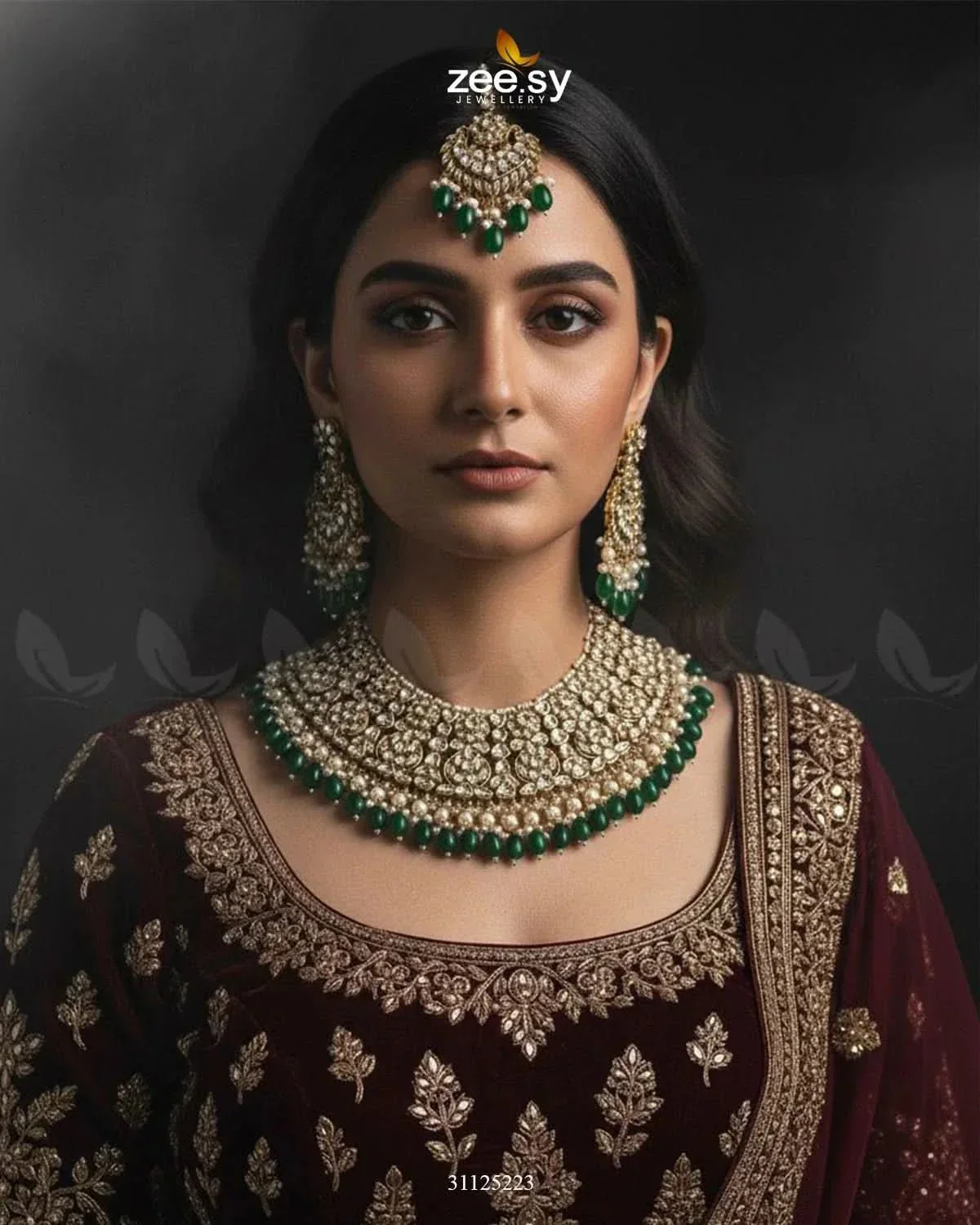 Artisan Elaborate Bridal Set - Image 3