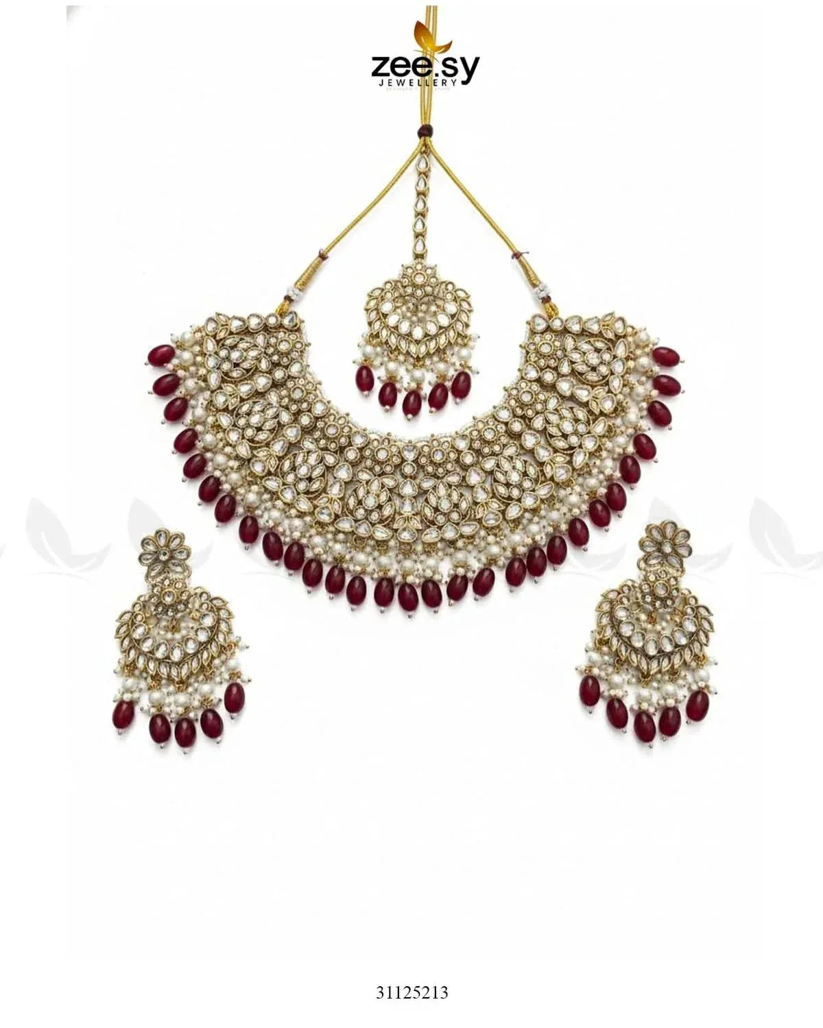 Artisan Elaborate Bridal Set - Image 2