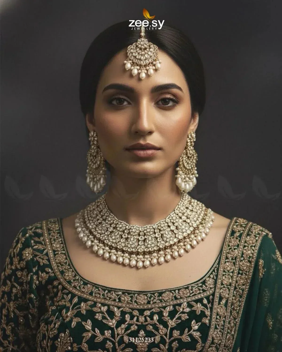 Artisan Elaborate Bridal Set - Image 5