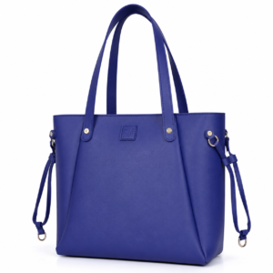 Dark Blue Minimalist Tote Bag