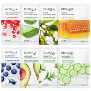 BIOAQUA Pack of 8 Moisturizing Face Sheet Masks - For All Skin Types